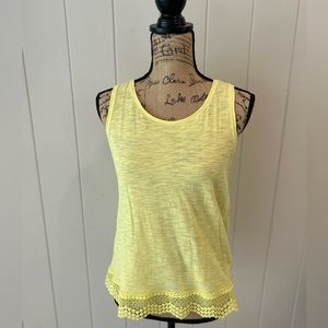 Yellow Women Tank Top.